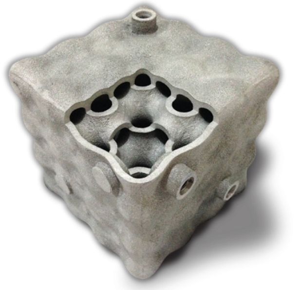 mmc metal matrix composite in aluminum cast structure 